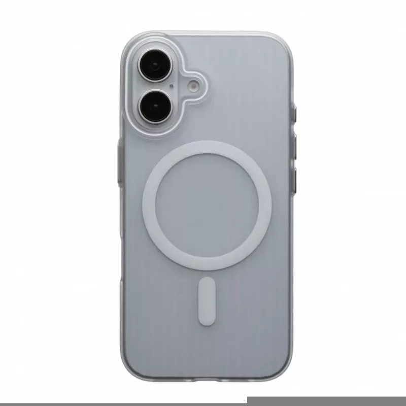 Evelatus Apple iPhone 16 Suitcase MagSafe hoesje transparant wit