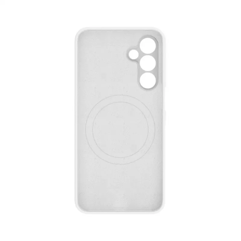 Evelatus Samsung Galaxy A16 5G Premium Magnetic Soft Touch Silicone Hoesje wit