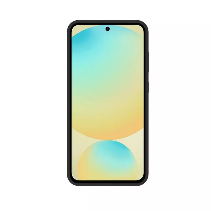 Evelatus Samsung Galaxy S24 FE Premium Magnetic Soft Touch Silicone Hoesje zwart