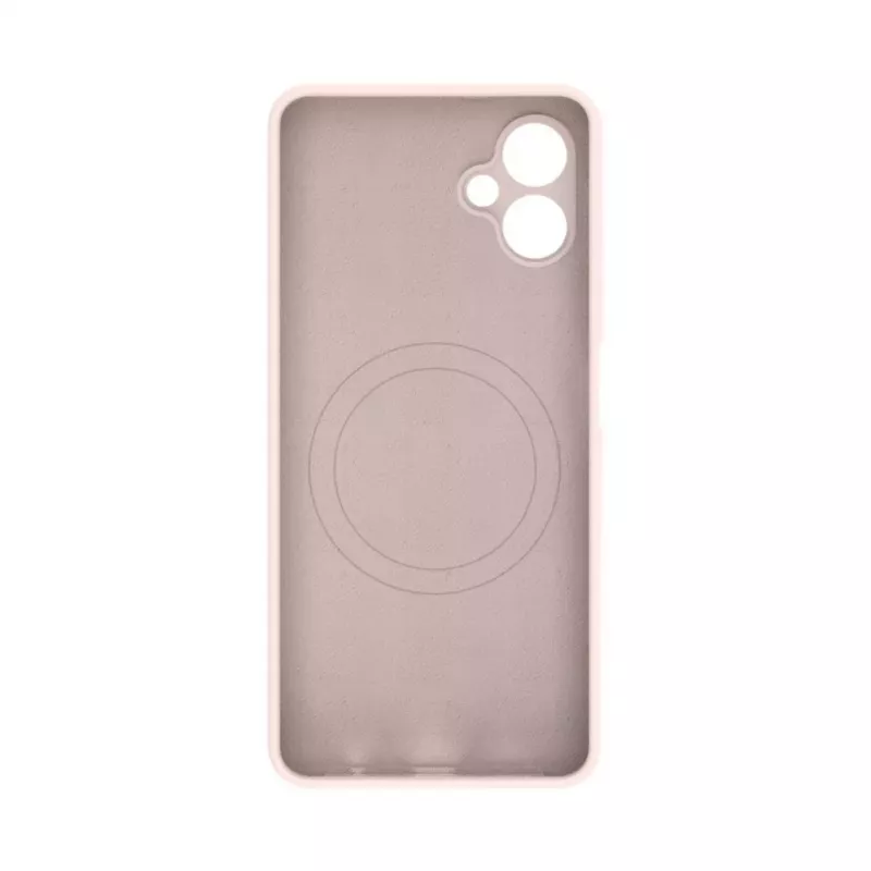 Evelatus Samsung Galaxy A06 5G Premium Magnetic Soft Touch Silicone Hoesje Pink Sand