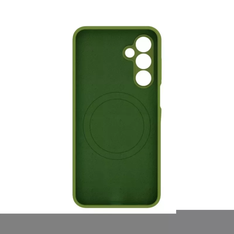 Evelatus Samsung Galaxy A16 5G Premium Magnetic Soft Touch Silicone Hoesje Army Green