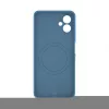Evelatus Samsung Galaxy A06 5G Premium Magnetic Soft Touch Silicone Hoesje Navy Blue