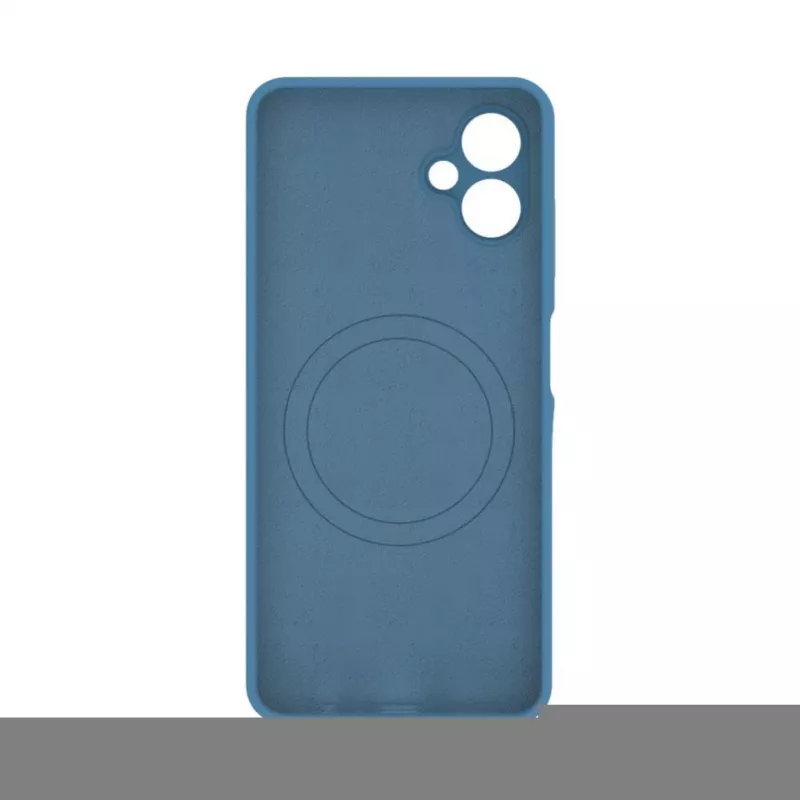 Evelatus Samsung Galaxy A06 5G Premium Magnetic Soft Touch Silicone Hoesje Navy Blue