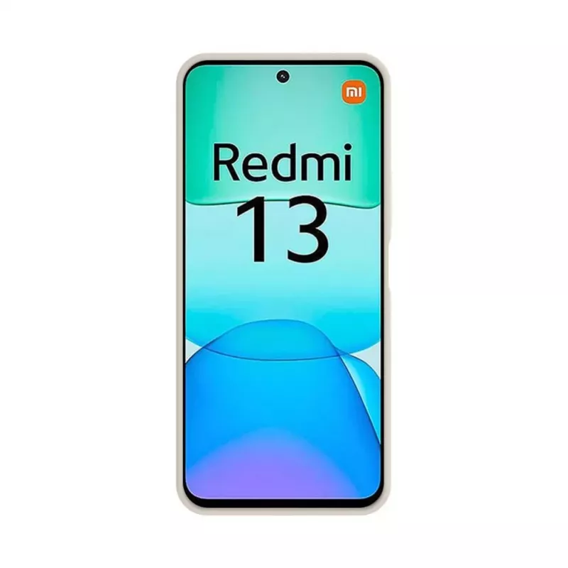Evelatus Xiaomi Redmi 13 4G Premium Magnetic Soft Touch Silicone Hoesje Pebble