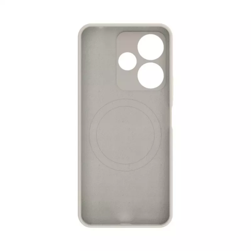 Evelatus Xiaomi Redmi 13 4G Premium Magnetic Soft Touch Silicone Hoesje Pebble