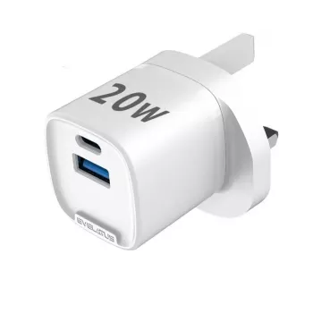 Evelatus QuickVolt Adapter 20W UK/HK wit