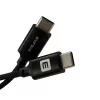 Evelatus E-Mag Power 60W USB-C naar USB-C magneetkabel 1,2m zwart