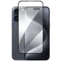 iLike Apple iPhone 16E/14/13/13 Pro Full Glue 21D gehard glas screenprotector (2-pack) zwart