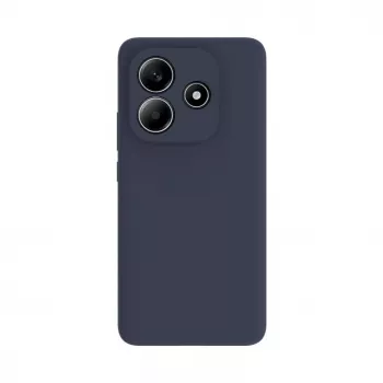 Evelatus Xiaomi Redmi Note 14 Premium Magnetic Soft Touch Silicone Case donkerblauw