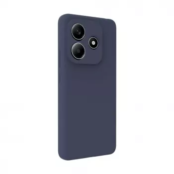 Evelatus Xiaomi Redmi Note 14 Premium Magnetic Soft Touch Silicone Case donkerblauw