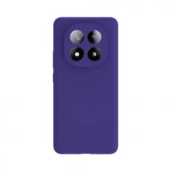 Evelatus Xiaomi Redmi Note 14 Pro 4G / Poco X7 Premium Magnetic Soft Touch Silicone Case paars