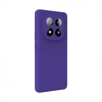 Evelatus Xiaomi Redmi Note 14 Pro 4G / Poco X7 Premium Magnetic Soft Touch Silicone Case paars