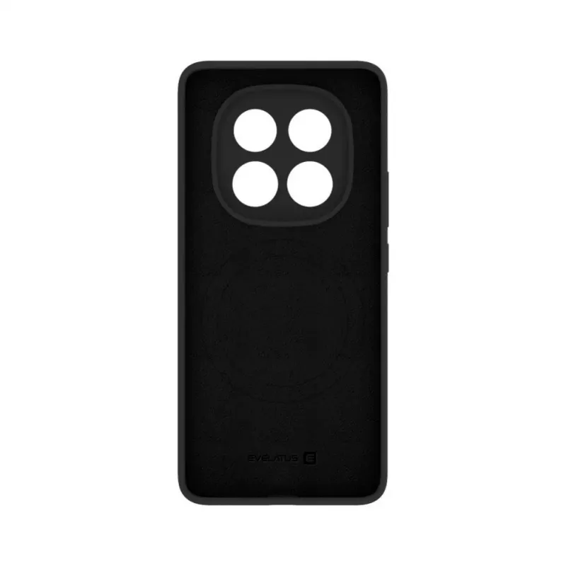 Evelatus Xiaomi Redmi Note 14 Pro Plus Premium Magnetic Soft Touch Siliconen Hoesje Zwart