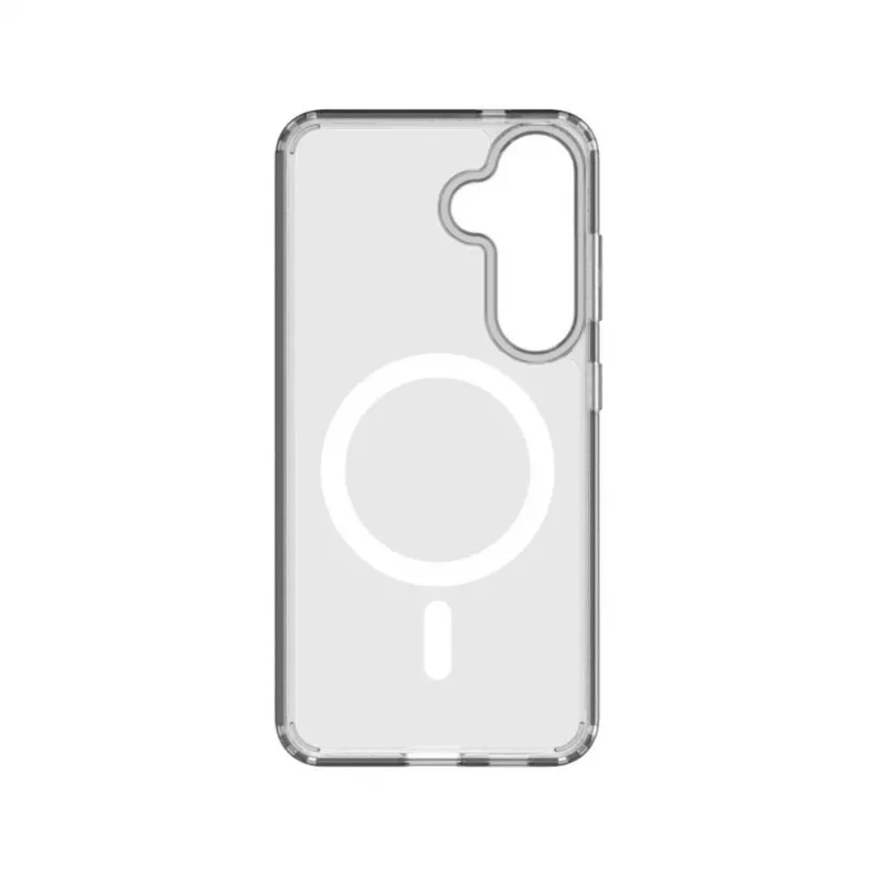 Evelatus Samsung Galaxy S24 Clear Hoesje met Magneet Transparant