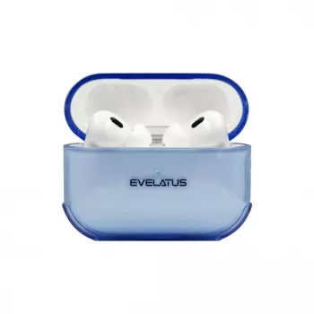 Evelatus Apple AirPods Pro TPU Protective Case transparant blauw