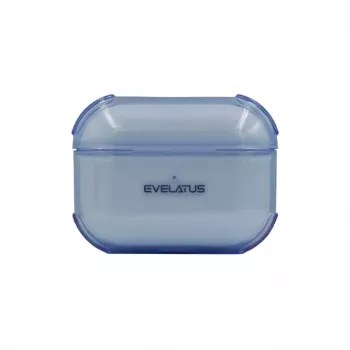 Evelatus Apple AirPods Pro TPU Protective Case transparant blauw