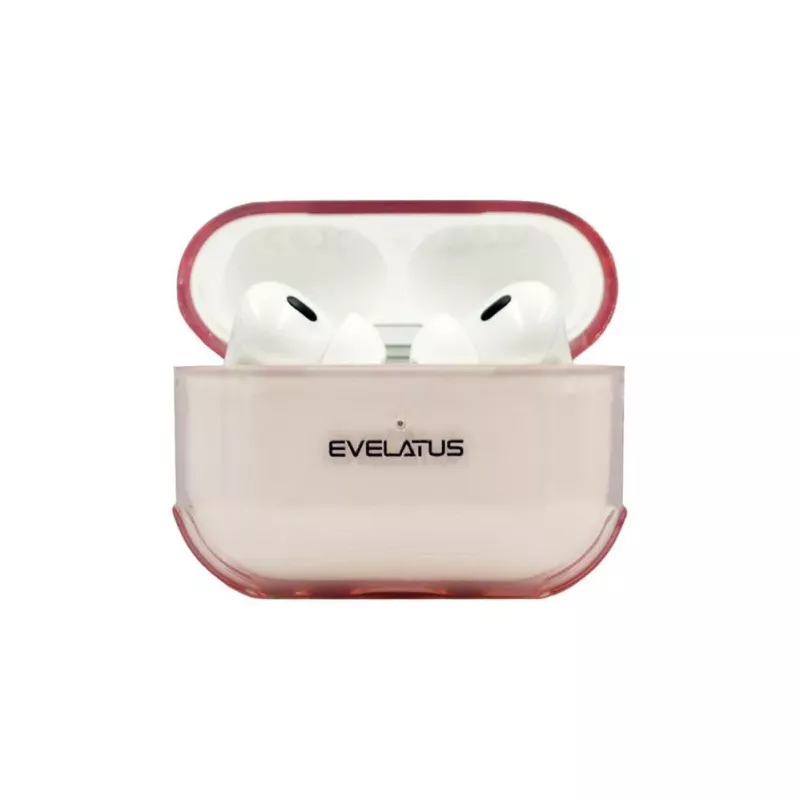 Evelatus Apple AirPods Pro 2 TPU Protective Case transparant roze