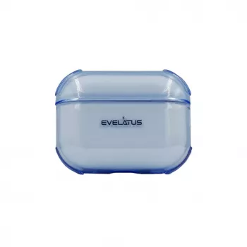 Evelatus Apple AirPods Pro 2 TPU Protective Case transparant blauw