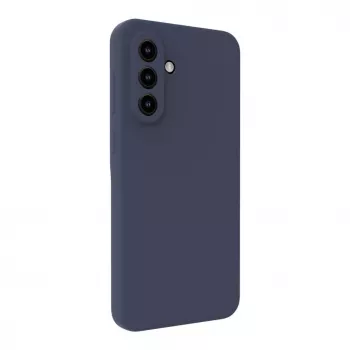 Evelatus Samsung Galaxy A36 Premium Magnetic Soft Touch Silicone Case donkerblauw