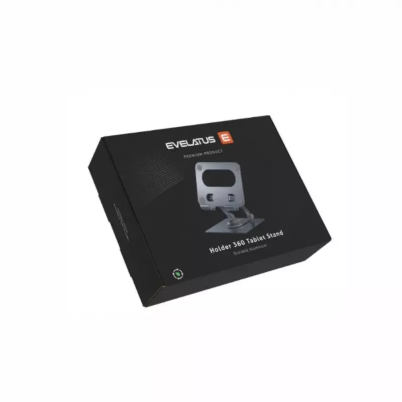 EVELATUS universele D68 houder 360 tabletstandaard D68HTS aluminium zilver