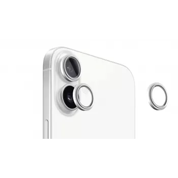 Evelatus Apple iPhone 16 / 16 Plus camera lens protector armor wit