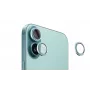 Evelatus Apple iPhone 16 / 16 Plus camera lens protector armor teal
