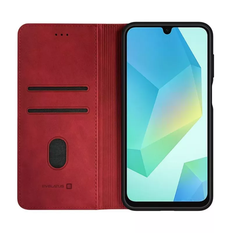 Evelatus Samsung Galaxy A56 Book Case rood