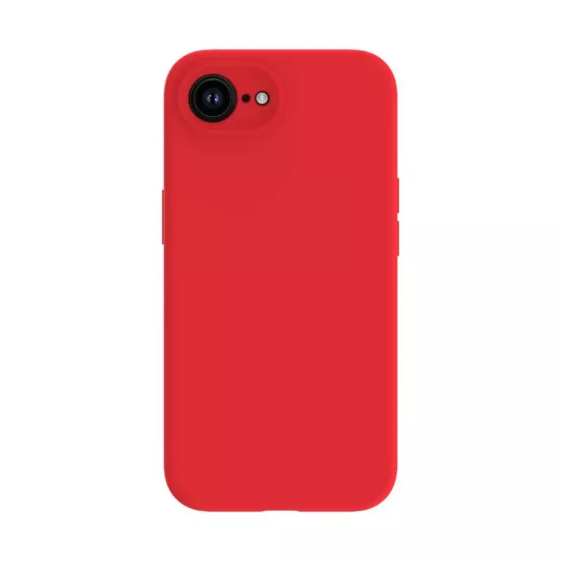 Evelatus Apple iPhone 16e / SE4 Premium Magsafe Soft Touch silicone hoesje rood