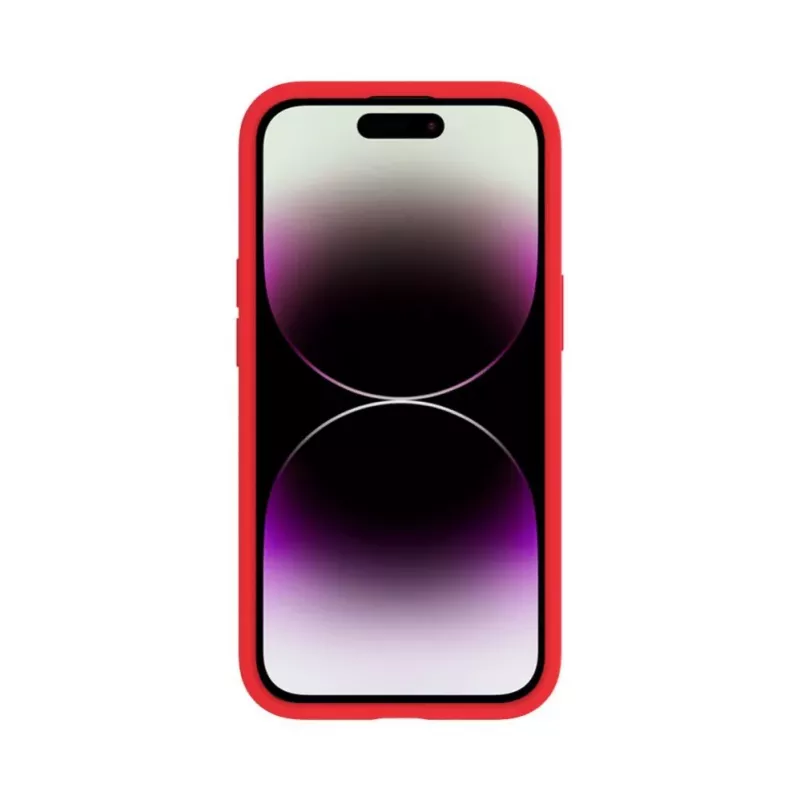 Evelatus Apple iPhone 16e / SE4 Premium Magsafe Soft Touch silicone hoesje rood