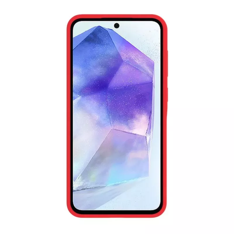 Evelatus Samsung Galaxy A56 Premium Magnetic Soft Touch silicone hoesje rood
