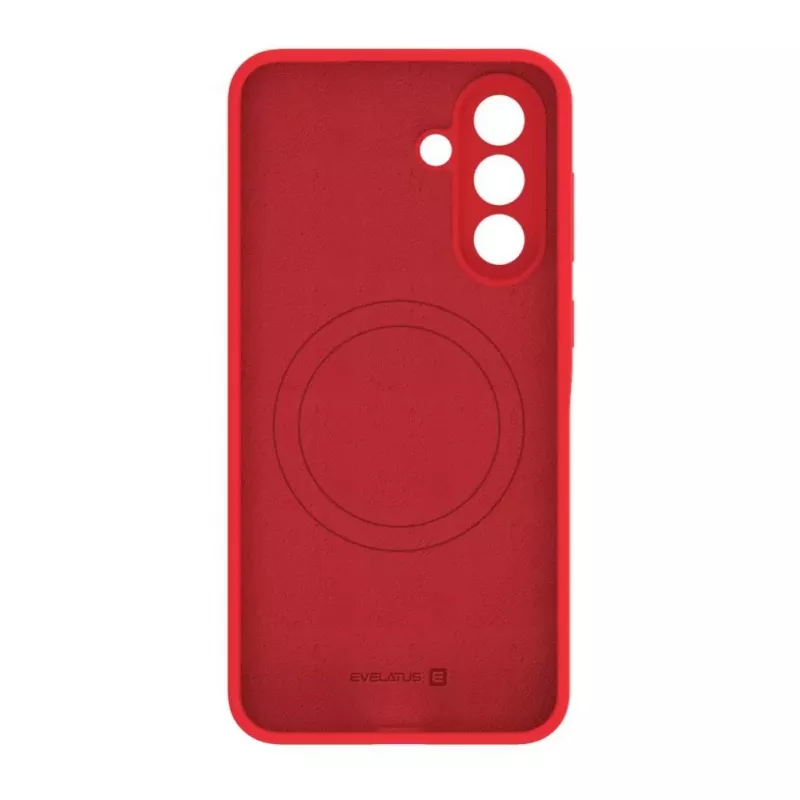 Evelatus Samsung Galaxy A56 Premium Magnetic Soft Touch silicone hoesje rood