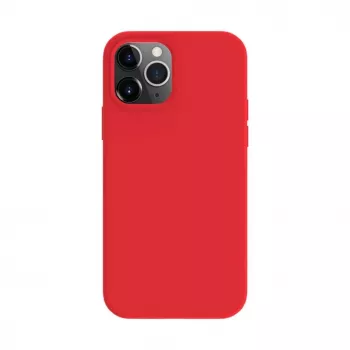 Evelatus Apple iPhone 12 / 12 Pro Premium MagSafe Soft Touch silicone hoesje rood