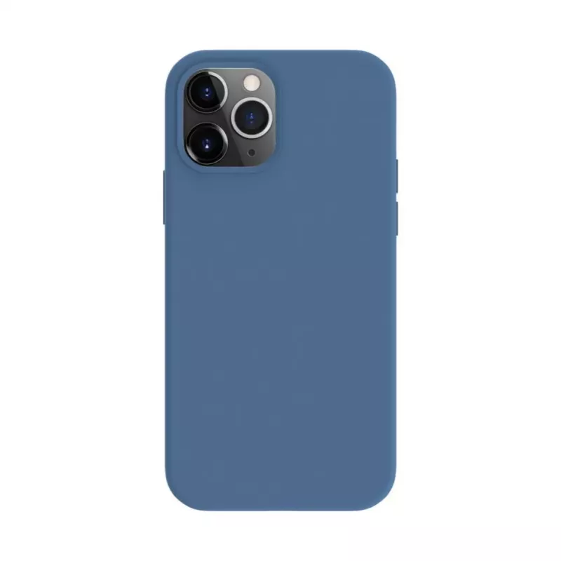 Evelatus Apple iPhone 12 / 12 Pro Premium MagSafe Soft Touch silicone hoesje navy blue
