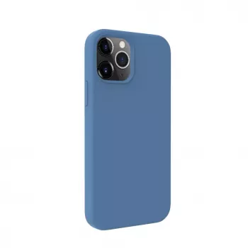 Evelatus Apple iPhone 12 / 12 Pro Premium MagSafe Soft Touch silicone hoesje navy blue