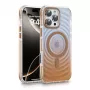 Evelatus Apple iPhone 16 EchoWave Clear MagSafe Goud Achterkant Hoesje