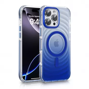 Evelatus Apple iPhone 16 Pro EchoWave Clear MagSafe Blauw