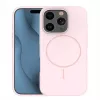 iLike Apple iPhone 16 Pro Soft Touch Siliconen Hoesje met Magneet Lichtroze