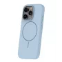 iLike Apple iPhone 16 Pro Max Soft Touch Siliconen Hoesje met Magneet Lichtblauw