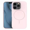 iLike Apple iPhone 16 Pro Max Soft Touch Siliconen Hoesje met Magneet Lichtroze