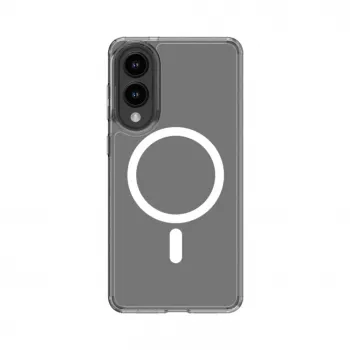Evelatus Samsung Galaxy S25 Edge Clear Case met magnetische transparante