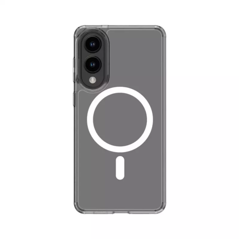 Evelatus Samsung Galaxy S25 Edge Clear Case met magnetische transparante