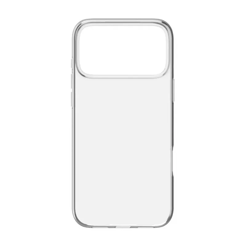 Evelatus Apple iPhone 17 Pro Max Clear Silicone Case 1,5mm TPU Transparant
