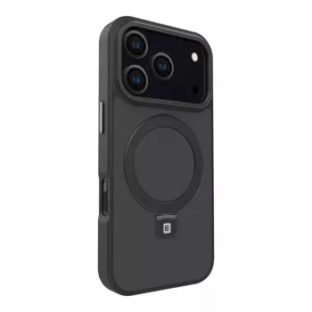 Evelatus Apple iPhone 17 Pro Shield-hoesje met MagSafe en standaard mat zwart
