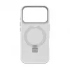 Evelatus Apple iPhone 17 Pro Shield Case met MagSafe & Stand, Mat Zilver