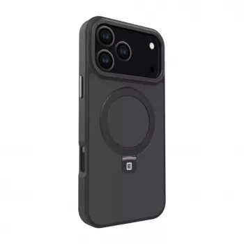 Evelatus Apple iPhone 17 Pro Max Shield Case met MagSafe & Stand Mat Zwart