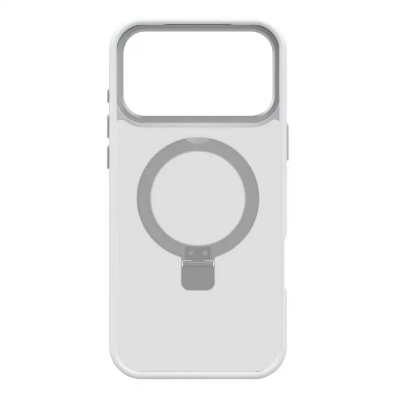 Evelatus Apple iPhone 17 Pro Max Shield Case met MagSafe & Stand, Mat Zilver