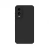 Evelatus Samsung Galaxy S25 Edge premium magnetisch soft touch siliconen hoesje zwart