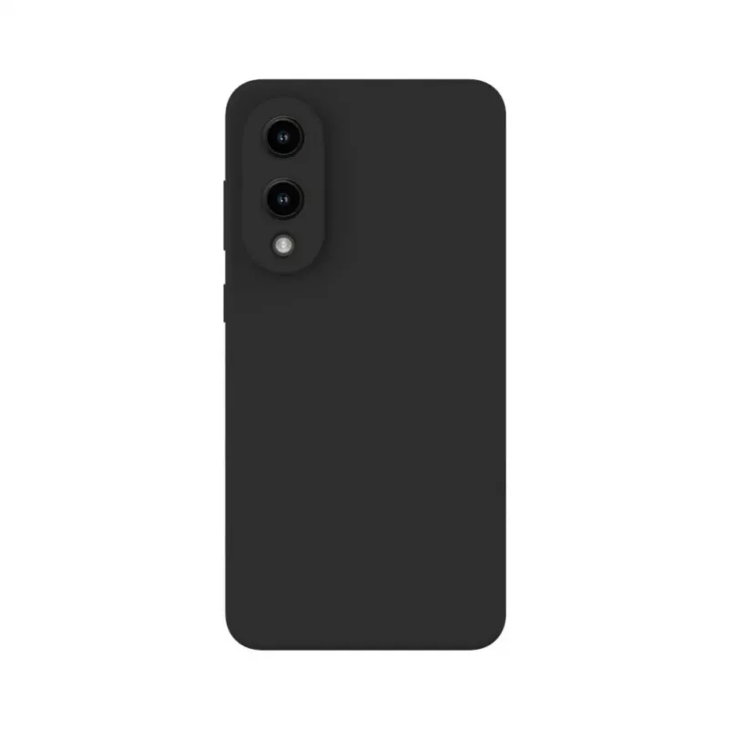 Evelatus Samsung Galaxy S25 Edge premium magnetisch soft touch siliconen hoesje zwart