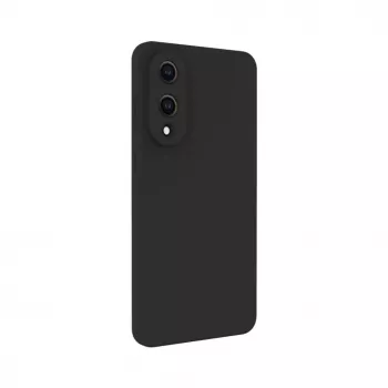 Evelatus Samsung Galaxy S25 Edge premium magnetisch soft touch siliconen hoesje zwart
