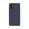 Evelatus Samsung Galaxy S25 Edge premium magnetisch soft touch siliconen hoesje Midnight Blue